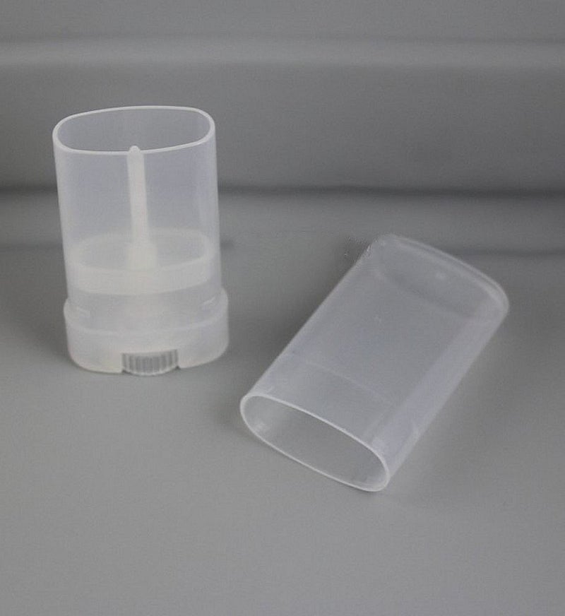 GOEGE 15 ML Clear Empty Plastic Oval Deodorant Containers Lip Balm Tubes for Lipstick, Crayon,chapstick,homemade Lip Balm,BPA Free (10 Pcs) - Image 3